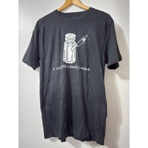 Crazy Dog‎ T-Shirts Mens Graphic Tee A Salt With A Deadly Weapon M
